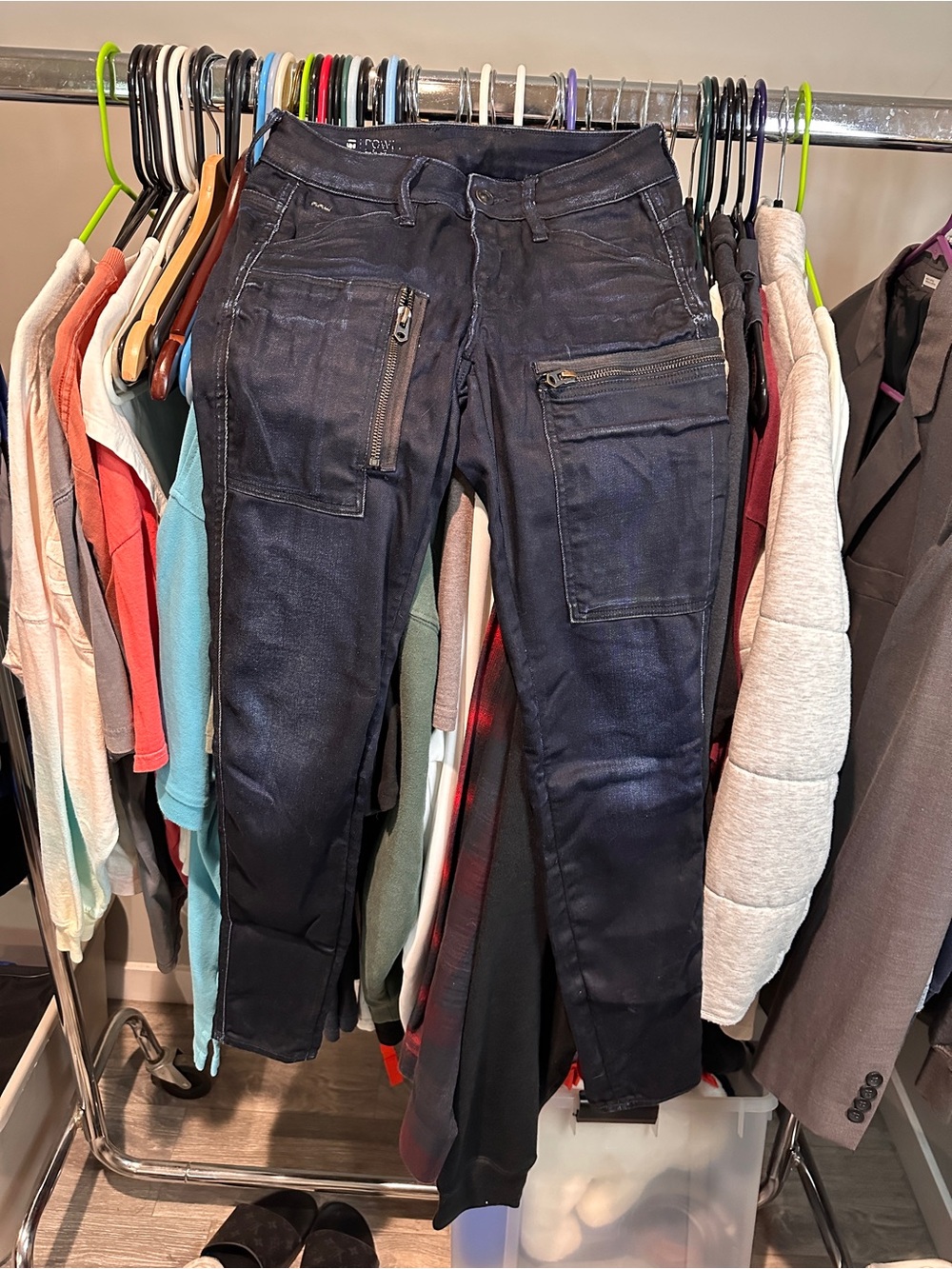 G-Star Raw Women’s Powel Mid Skinny Jeans Size 25 x 30 Pre-Owned